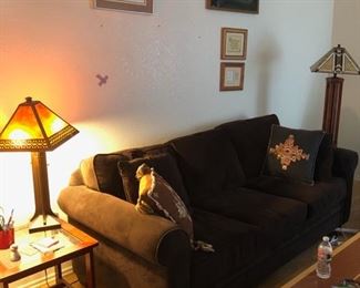Sofabed - the standing lamp is sold