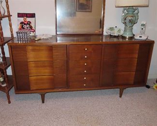 Midcentury Dresser with Mirror