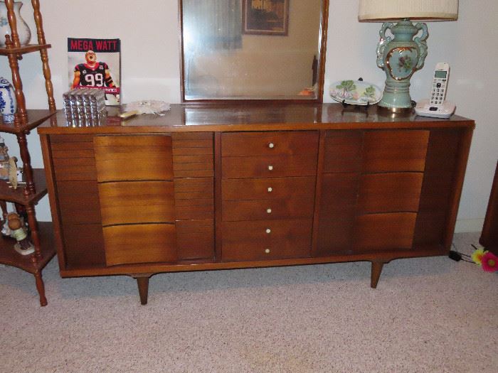 Midcentury Dresser with Mirror