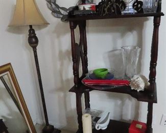 Floor Lamp - Glassware - Display Cabinet