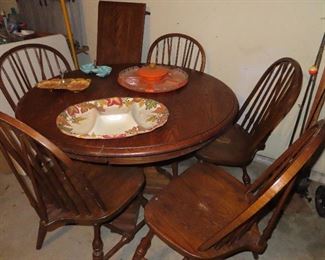 Oak Table with 6 Chairs