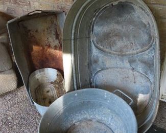 Primitive Metal Pails