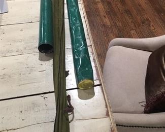 Metal Tube and Sleeve for vintage Bamboo Fly Rod