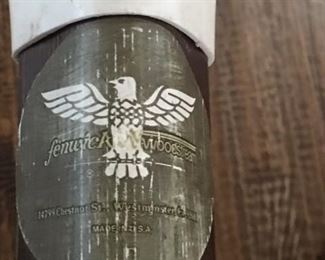 Close up of label on tube