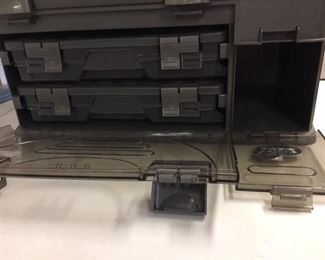 Two Slide Out Trays in the bottom.