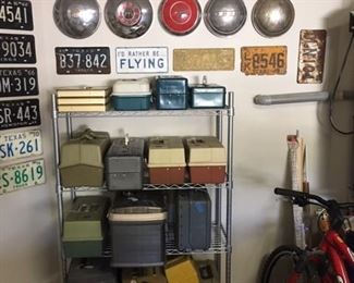 Small portion of garage