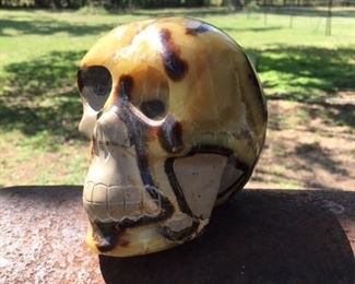 Hand Carved Skull 