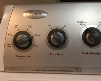 Whirlpool Washer controls