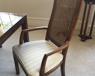 #15 There are two arm chairs with the vintage Henredon Dining Table
