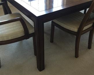 #17 Leg detail of the Henredon Dining Table