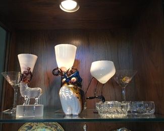 #28 Hand blown Italian glass, art glass, glass figures