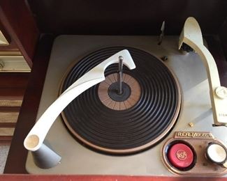#39 The record player inside the music cabinet