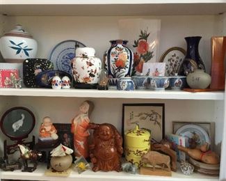 Ginger Jars, Wonderful vases, rice bowls, statuary, art work, lacquer, plates