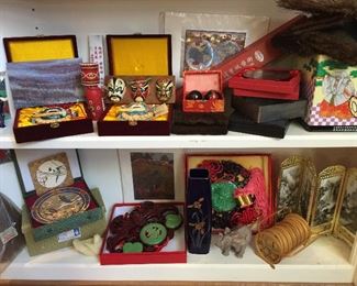 Lucky Lions, Masks, coasters, wonderful plates, vases and animals