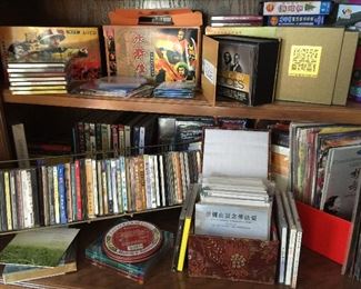 More Chinese DVD CD's and VHS tapes