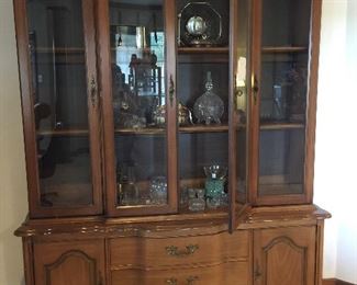 Vintage china cabinet with lots of storage