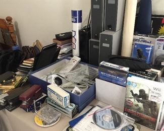 Office supplies, software and games