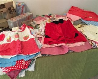 Vintage baby and children clothing