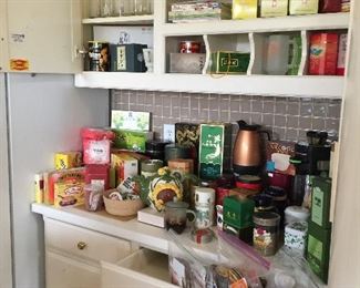 More tea, coffee and vintage glass