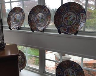 #277 Imari style chargers