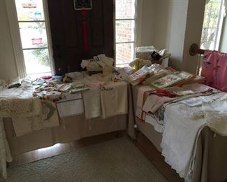 Beautiful linens and textiles