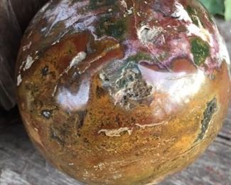 Large Ocean Jasper Sphere!