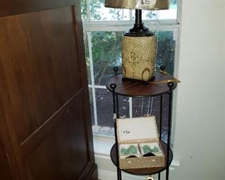 Small Table with Lamp
