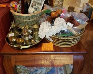 Rare Kona Wood Side Table