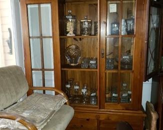 2 Bar Stools
China Cabinet
