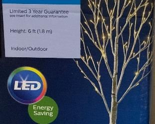 Philips Birch Lighted Tree