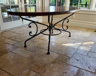 Arhaus table: 30"h x 77"w x 45"d