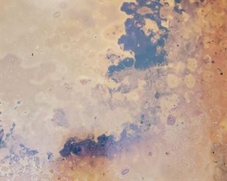 Arhaus table: 30"h x 77"w x 45"d