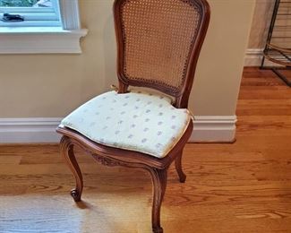 4 chairs: 38"h x 21"w x 23"d