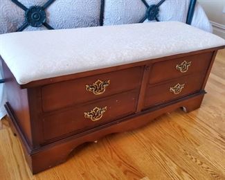 blanket chest: 19"h x 44"w x 16"d
