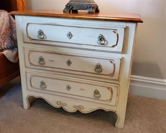 side tables: 27"h x 31"w x 17"d