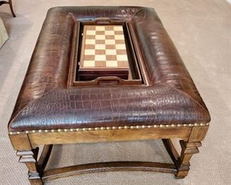ottoman: 21"h x 48"w x 33"d