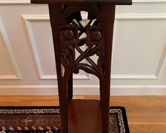 Carved Pedestal table