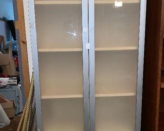 Glass door cabinet