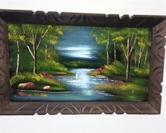 Velvet painting