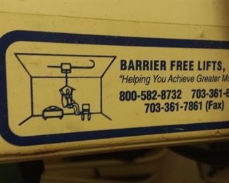 Horcher barrier free lifts
2 lifts at this house with equipment