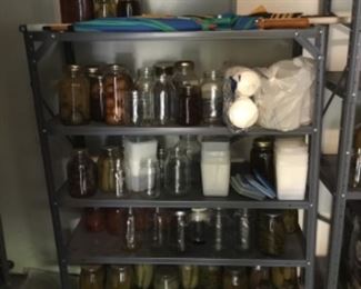 Shelving in garage