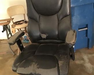 Chair in garage