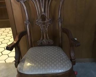 One of two arm chairs