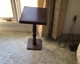 Small table in BR right of hall bathroom 