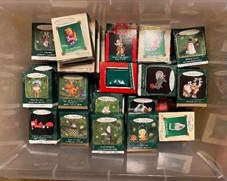 Hallmark Ornaments - some miniatures