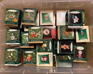 Hallmark Ornaments - some miniatures