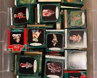 Hallmark Ornaments - some miniatures
