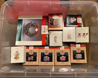 Hallmark Ornaments - some miniatures