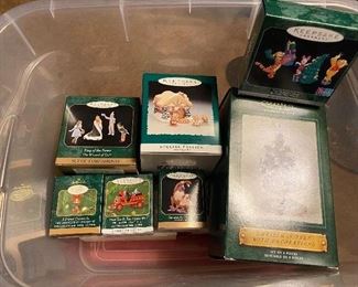 Hallmark Ornaments - some miniatures