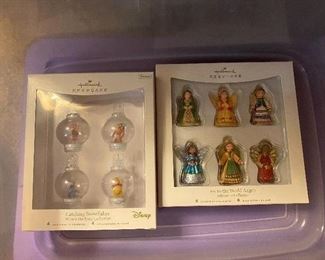Hallmark Ornaments - some miniatures